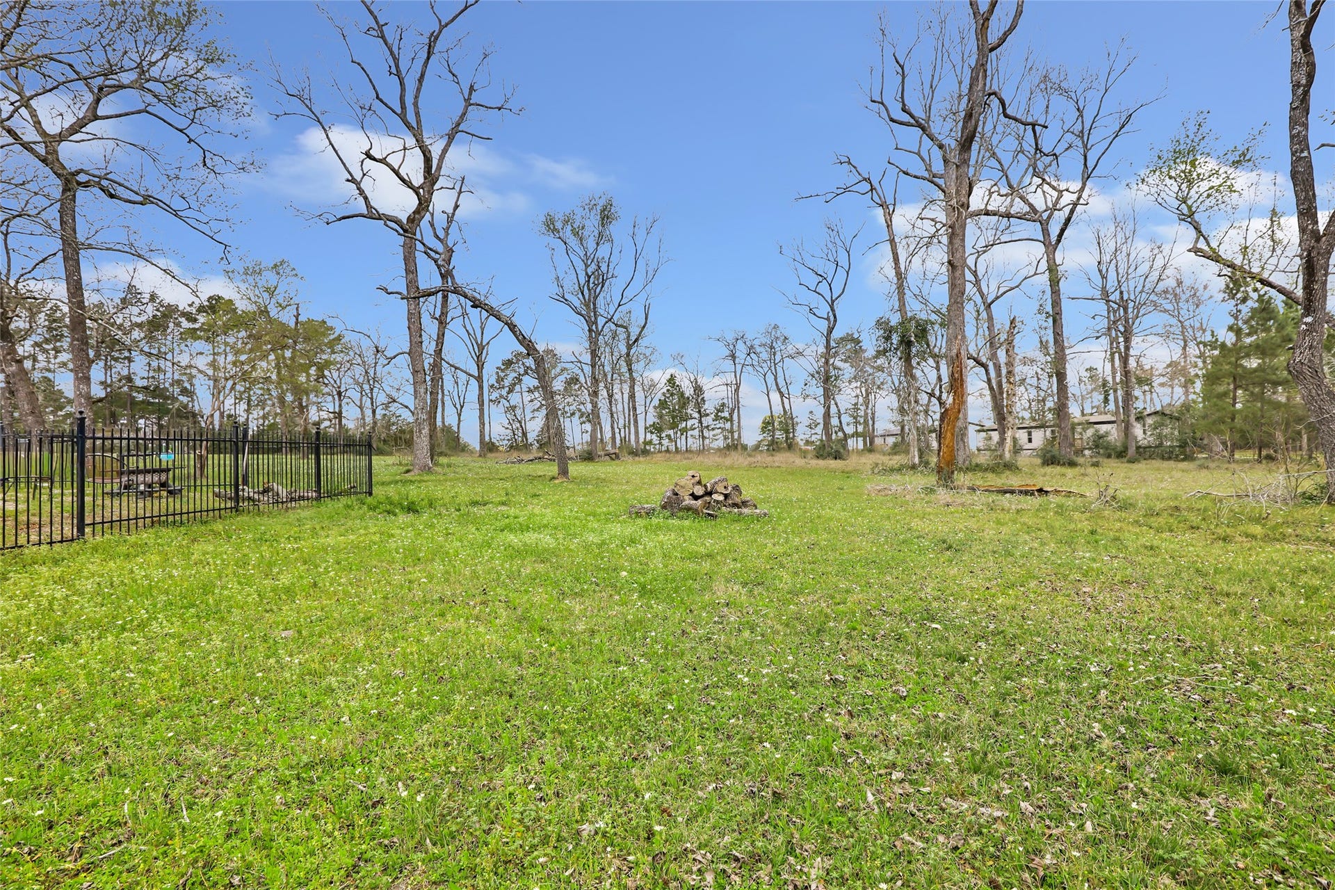 17659 E FM 1097 ROAD, Willis, TX 77378 BACK VIEW OF ACREAGE, IT WIL BE SO MUCH PRETTIER WHEN THE TREES ARE BUDDING OUT...