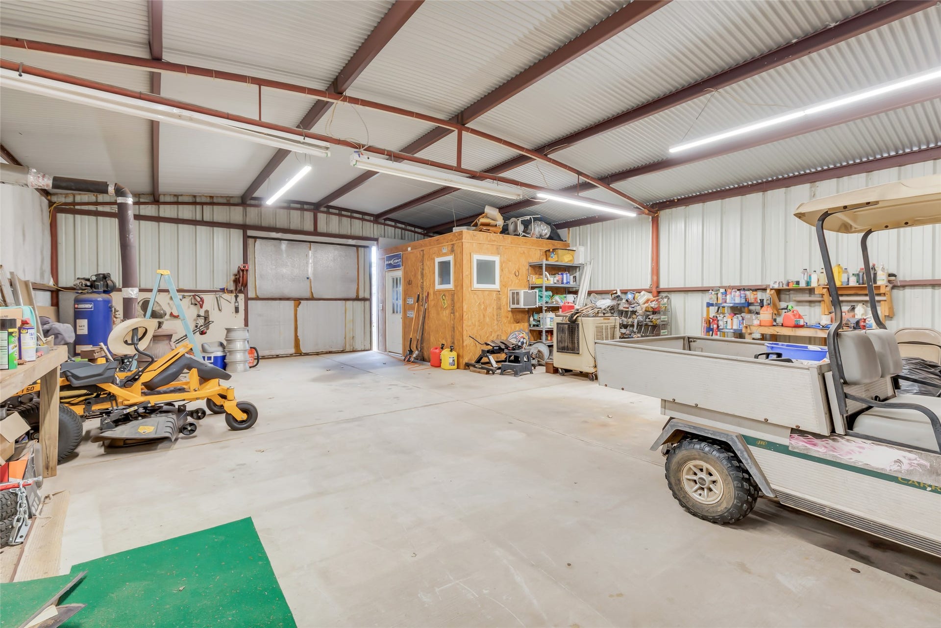 17659 E FM 1097 ROAD, Willis, TX 77378 VIEW OF AIR CONDITIONED OFFICE IN SHOP... SHOP BUILT IN 2012...