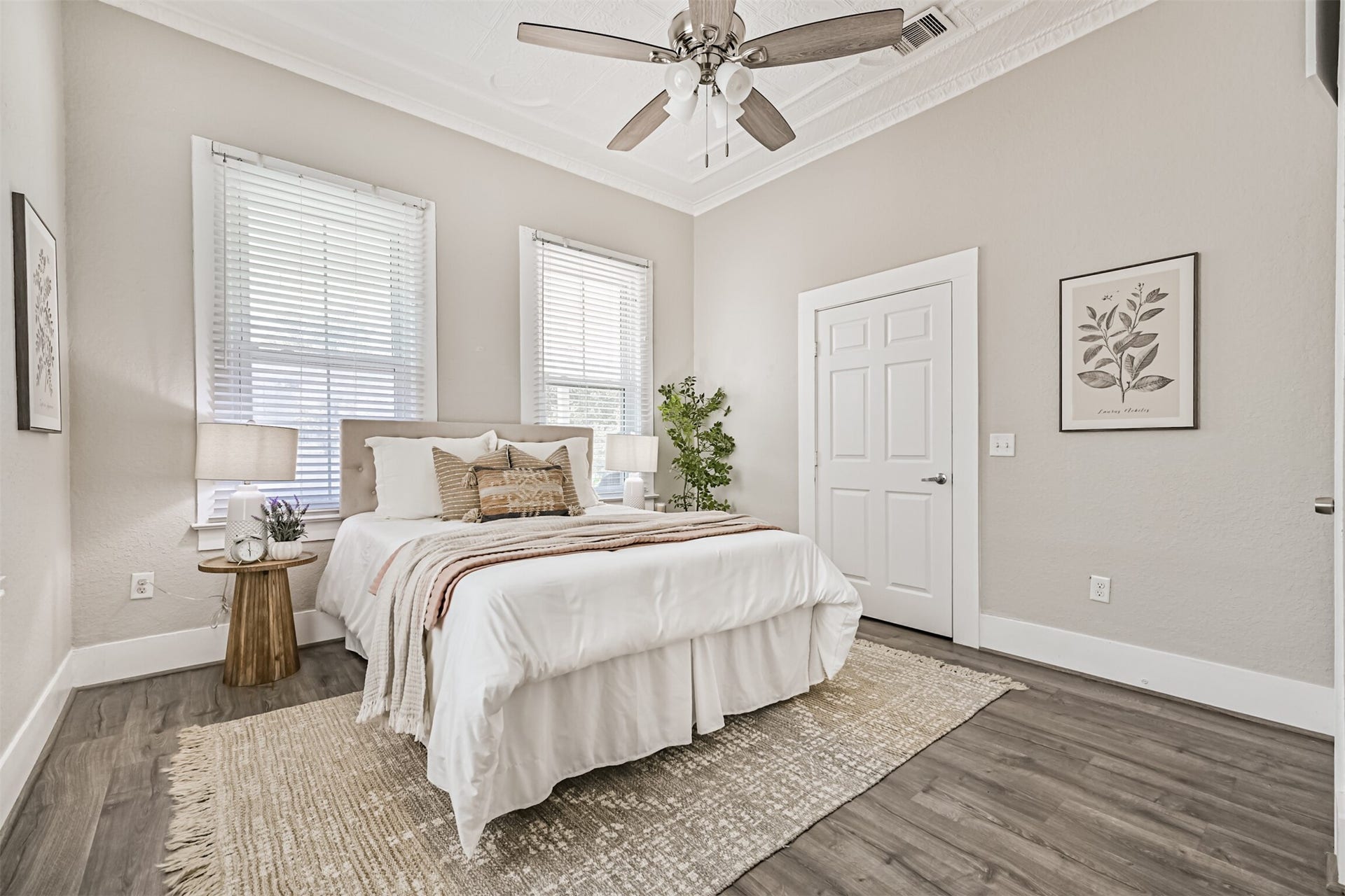 First of two large 2nd floor bedrooms with tons of natural light.