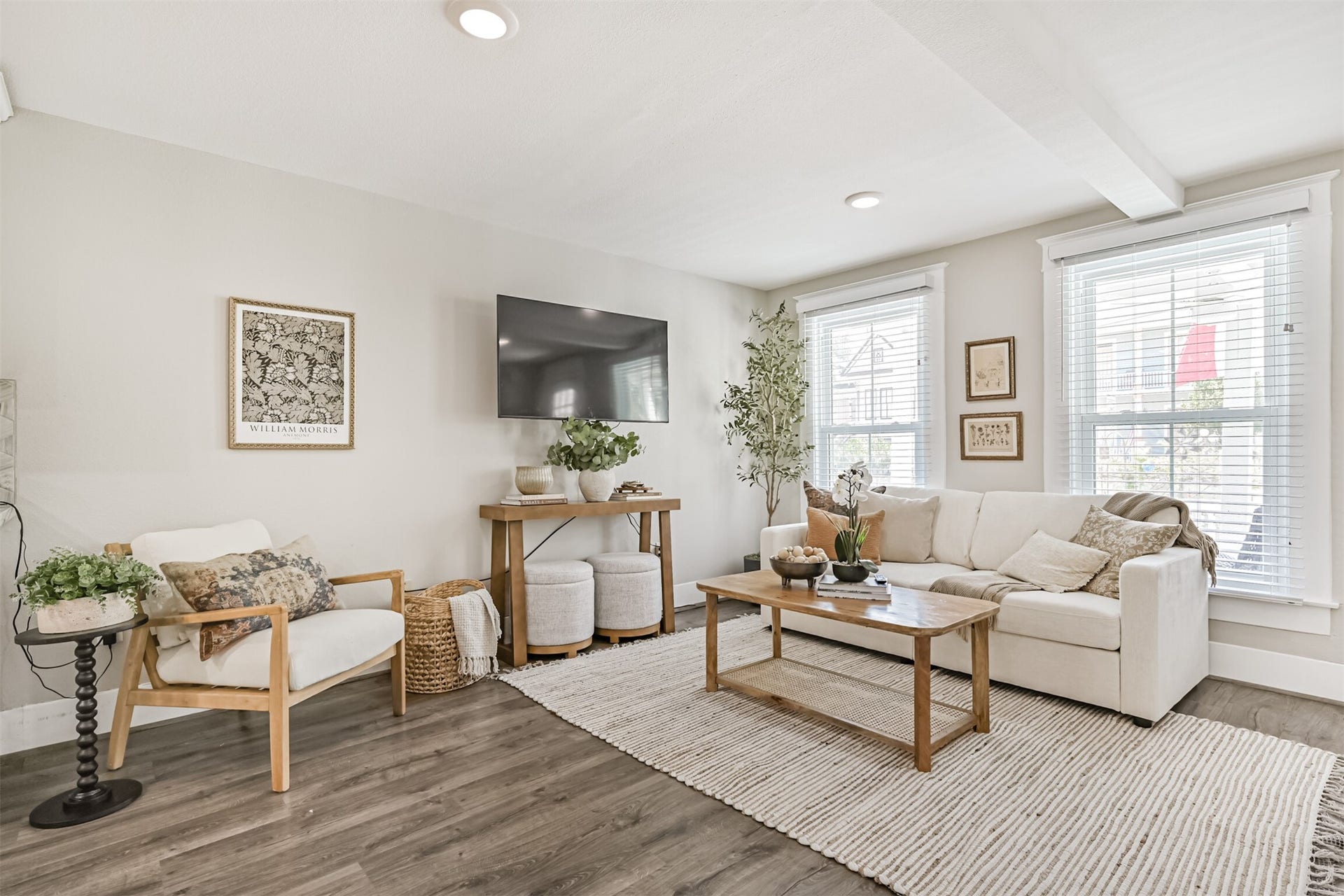 First floor living area as you enter.