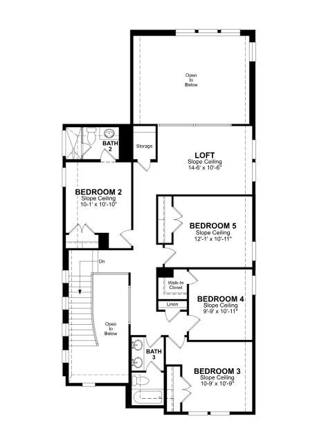 2314 Red Chip Lane, Katy, TX 77493 2nd - Floor Plan