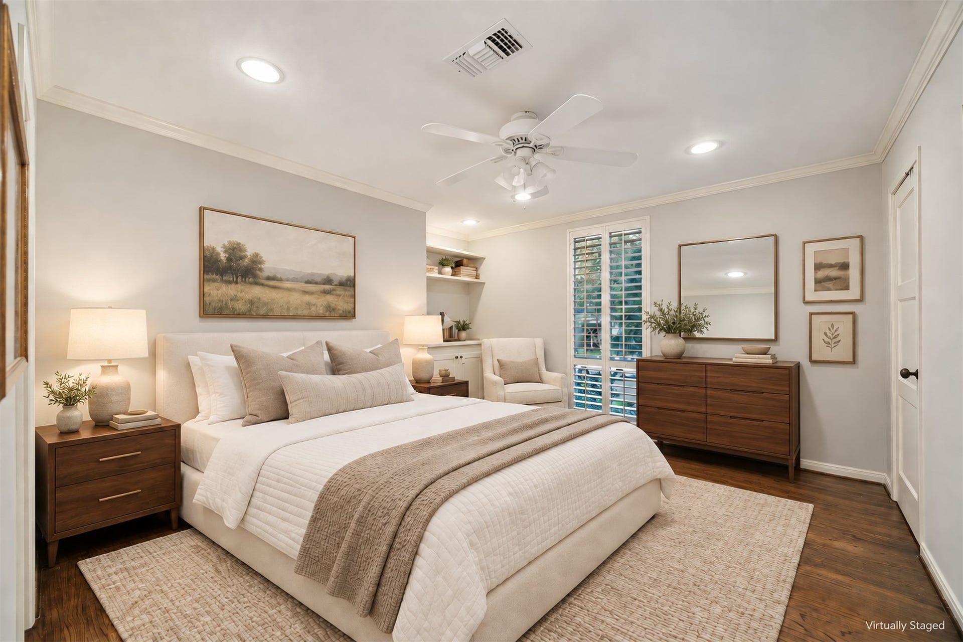 14 Stonegate Drive, Houston, TX 77024 Virtually Staged - Secondary bedroom