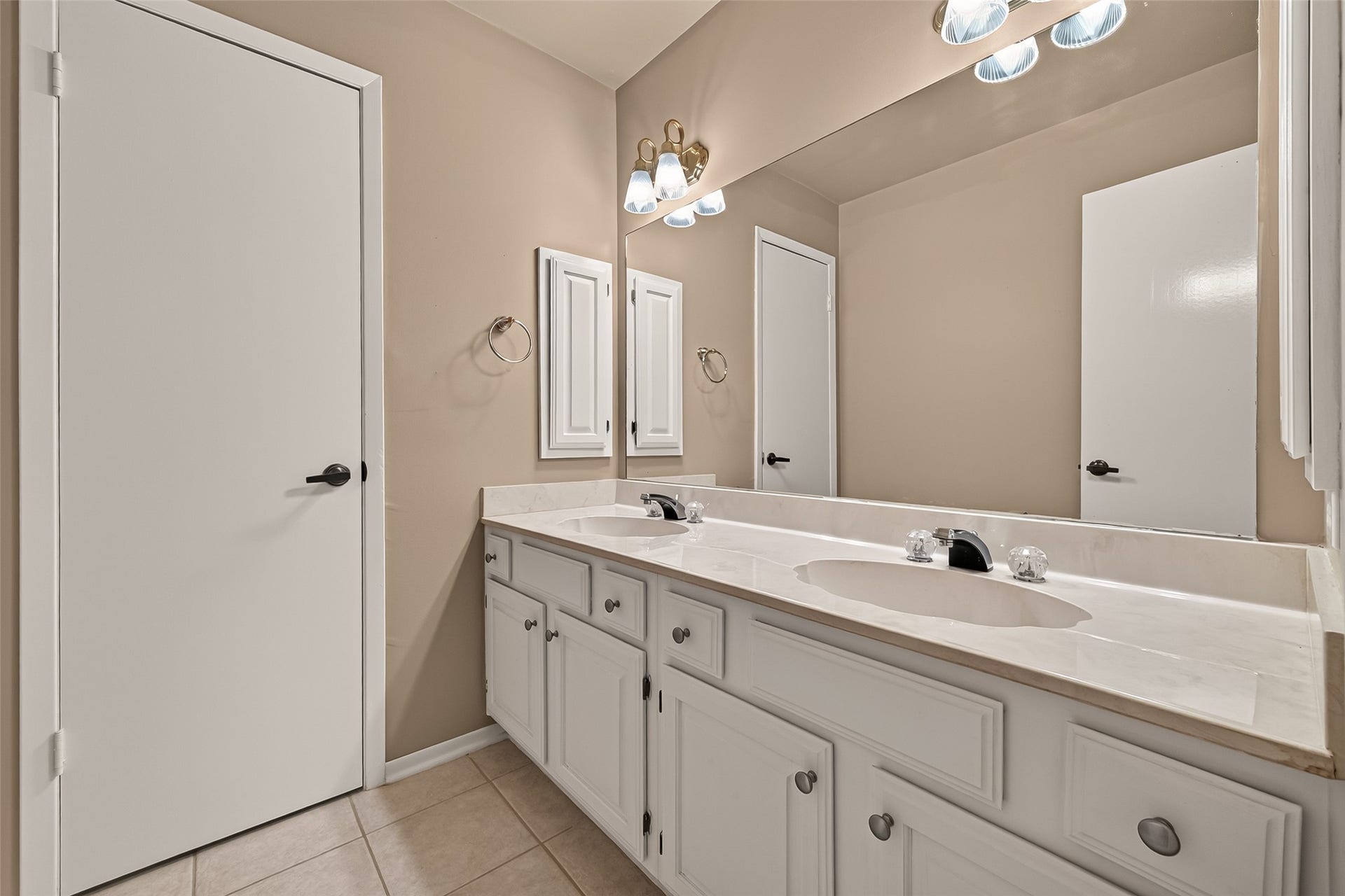 One of the guest bathrooms upstairs