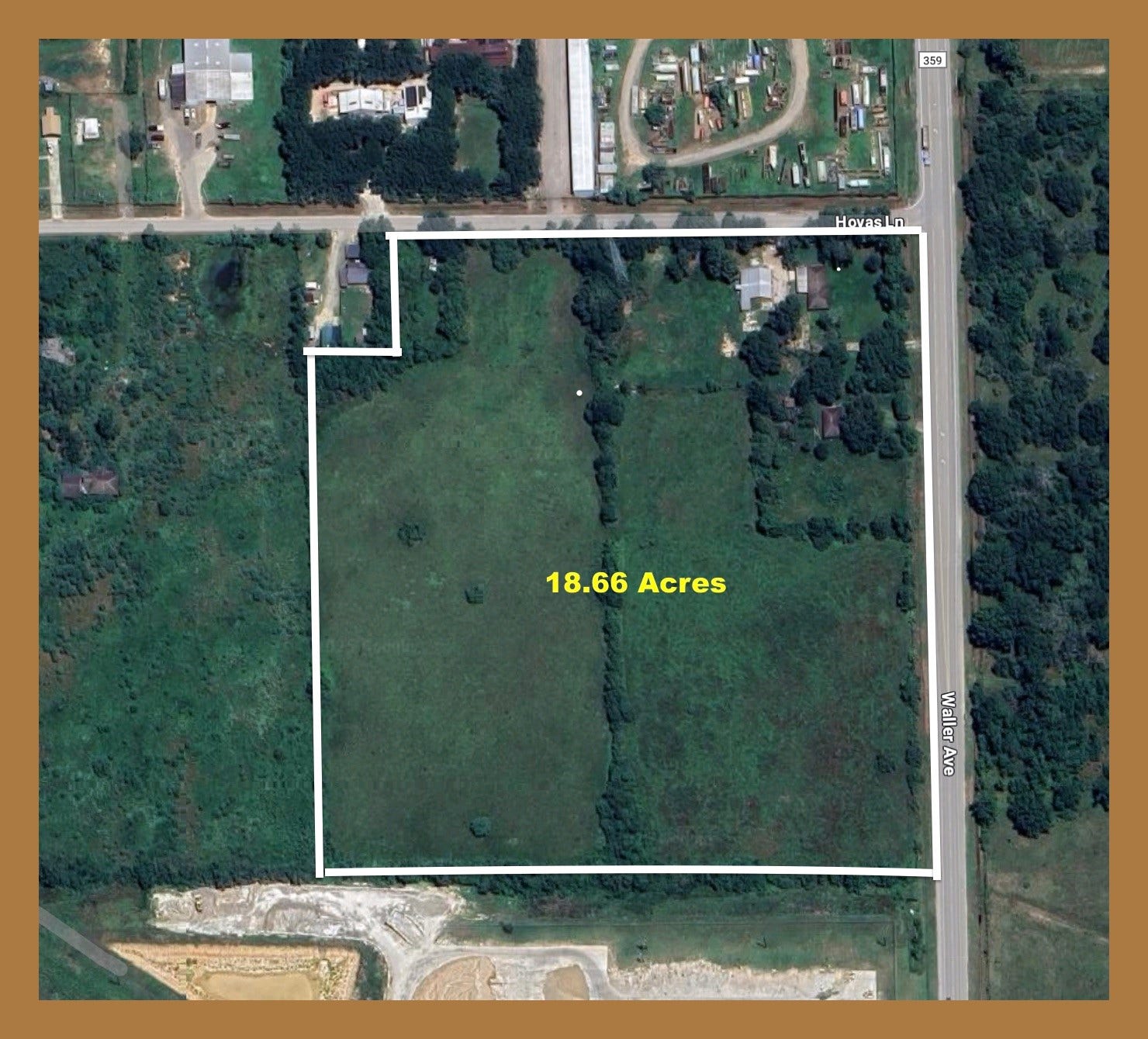 1606 FM 359, Brookshire, TX 77423 Property Boundary Line