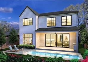 Rear Rendering - pool not included