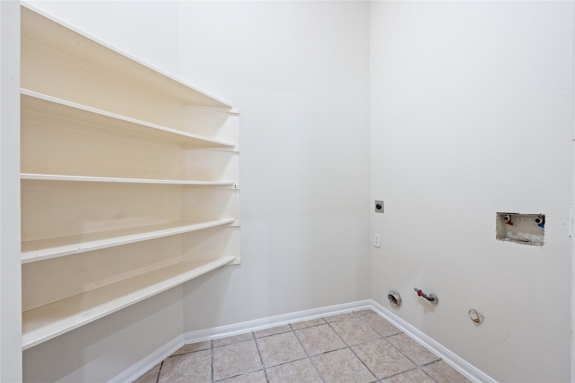 Walk-in Pantry and Laundry Room