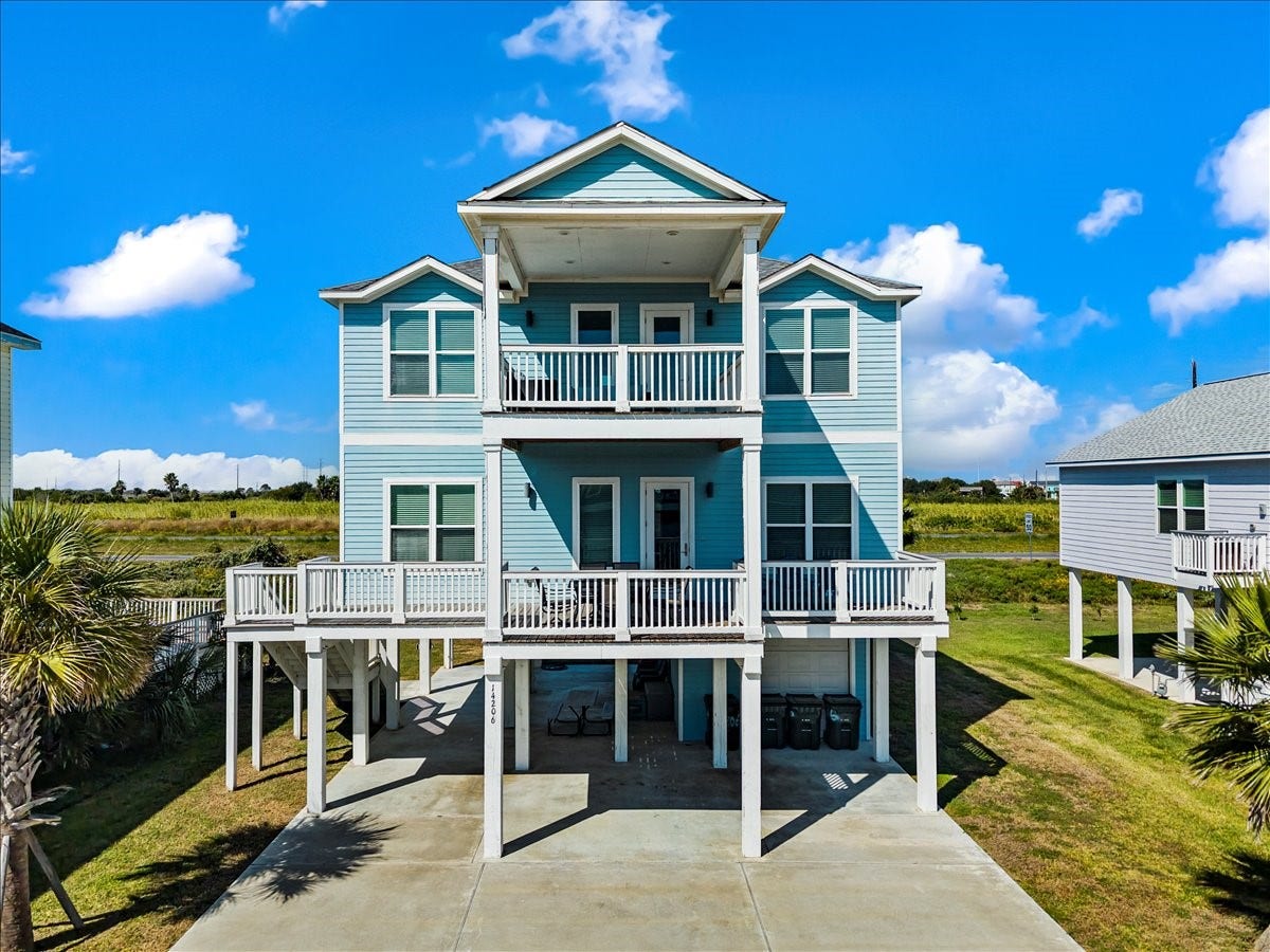 14206 Treasure Court, Galveston, TX 77554 Front of Home(Day)