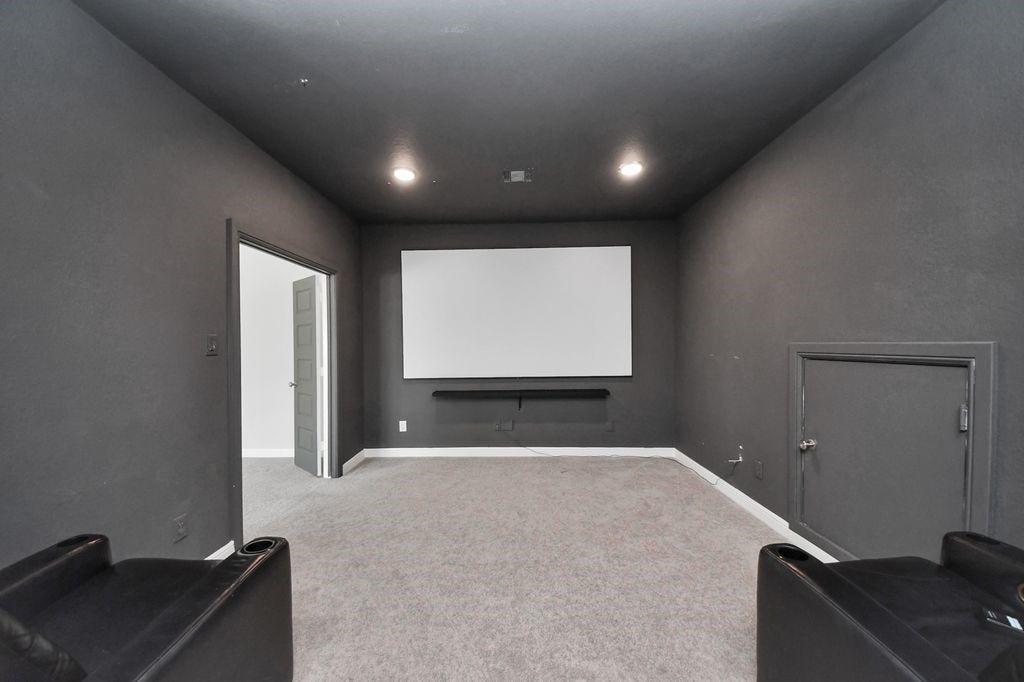 4035 Ashland Woods Drive, Spring, TX 77386 Media room with projector, screen and theater seating including!