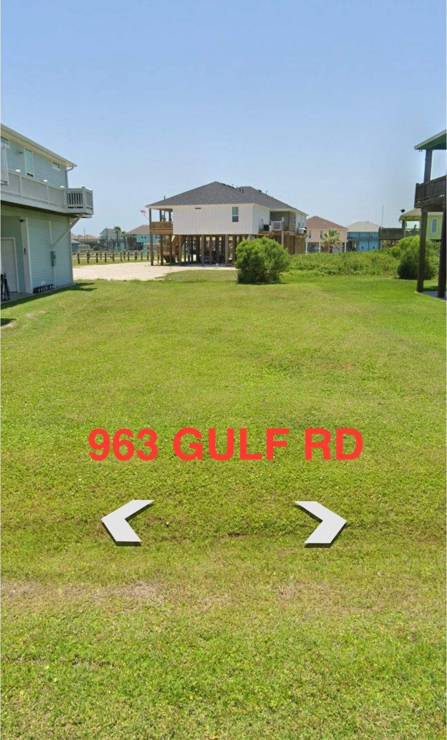 Property photo for 963 Gulf Road, Crystal Beach, TX