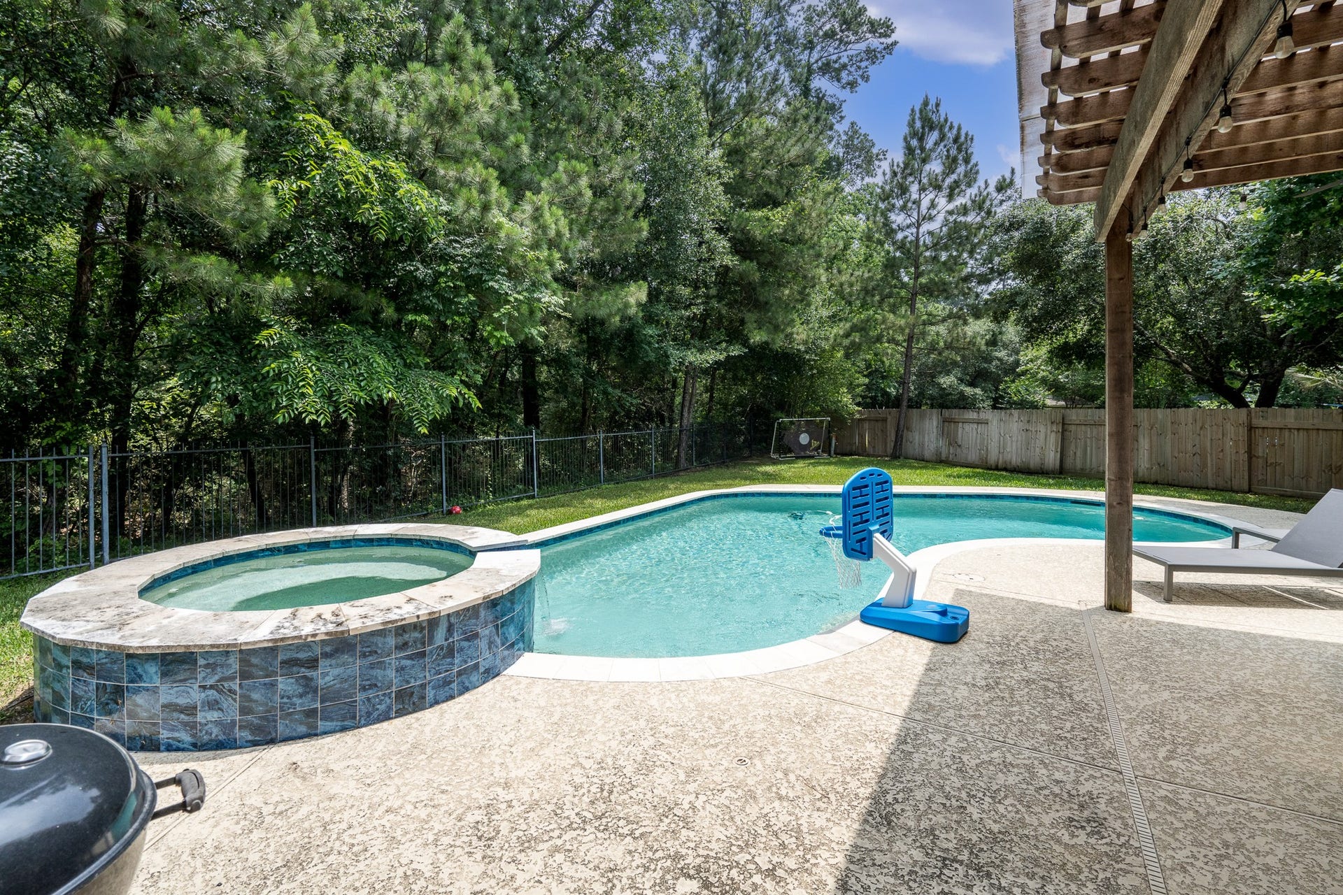 11 Dahlia Trail Place, The Woodlands, TX 77382 pool area
