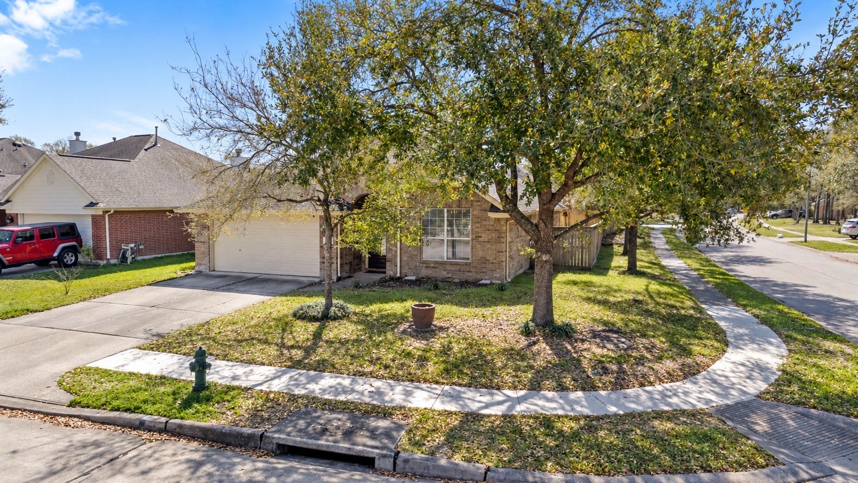12902 Cascadia Knoll Court, Humble, TX 77346 Another angle of the exterior of the house.