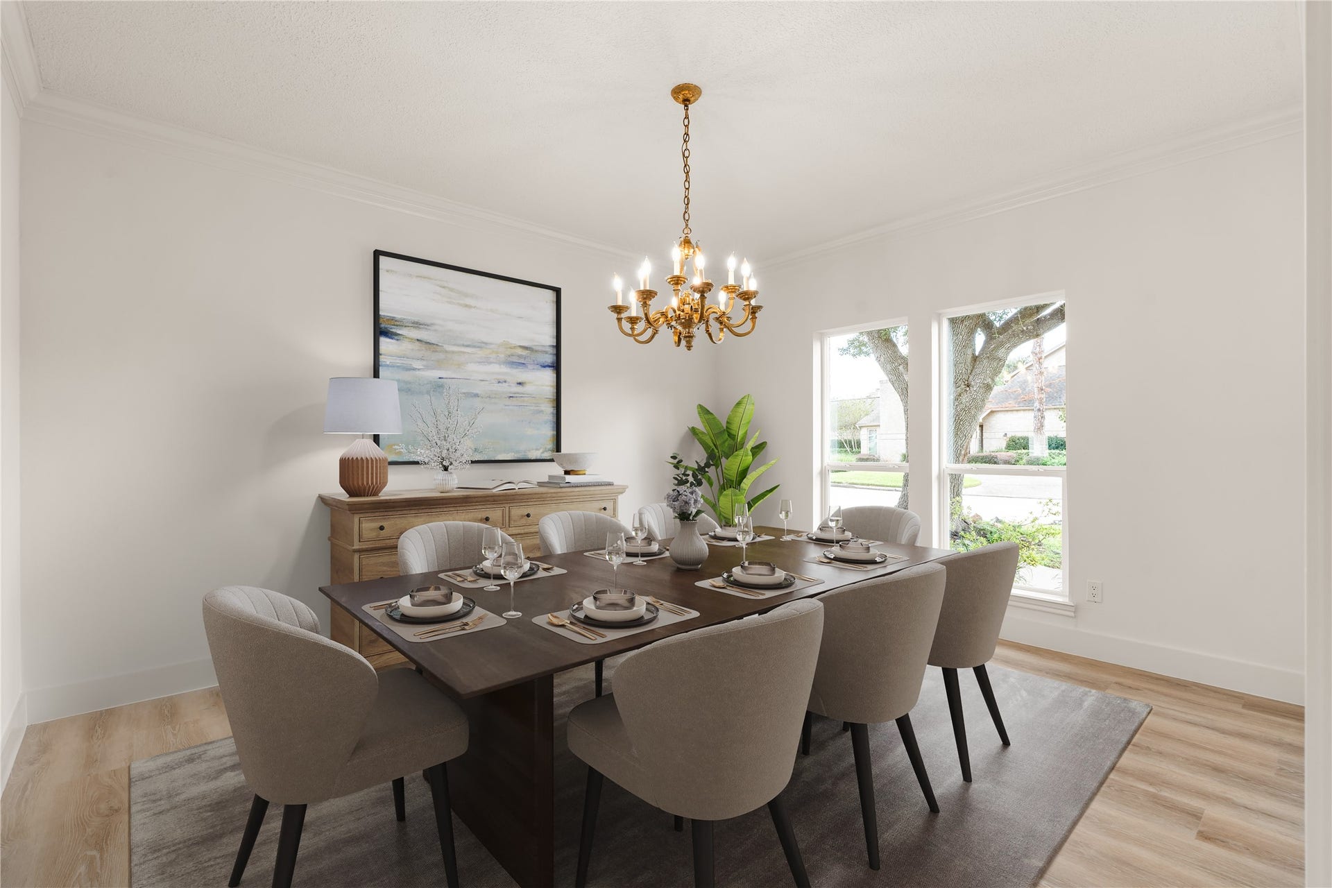 618 Rock Cove, Houston, TX 77079 Formal Dining *Virtually Staged*
