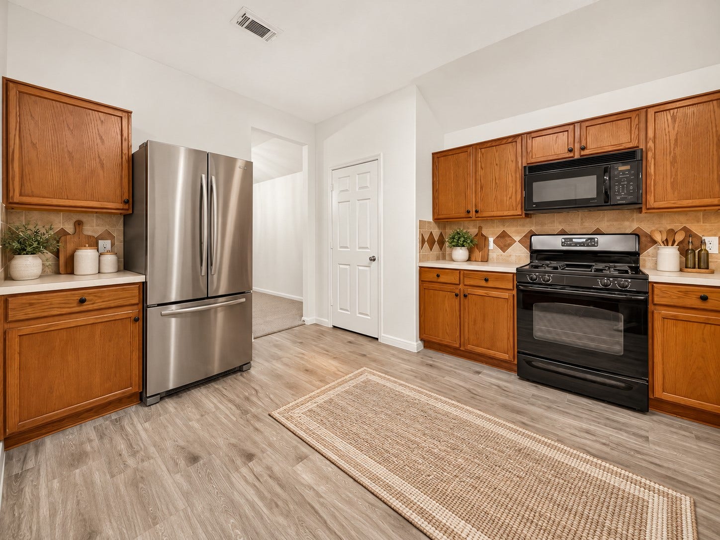 Kitchen, virtually staged