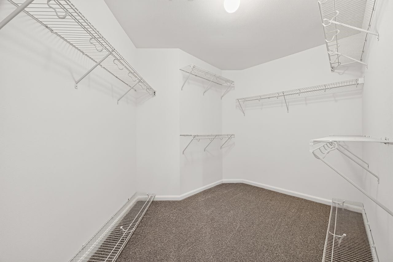 Primary closet