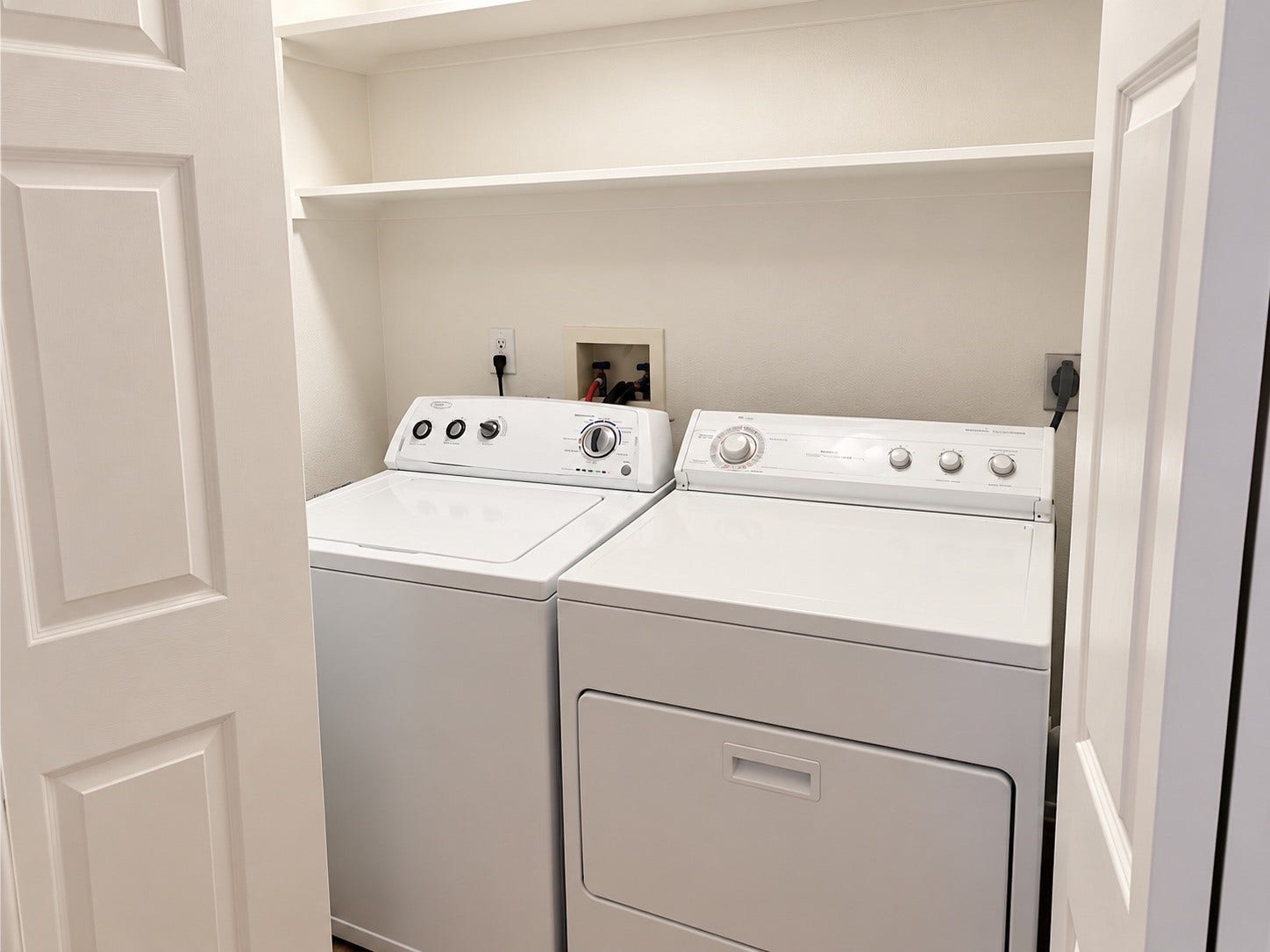 Indoor Washer/Dryer area.