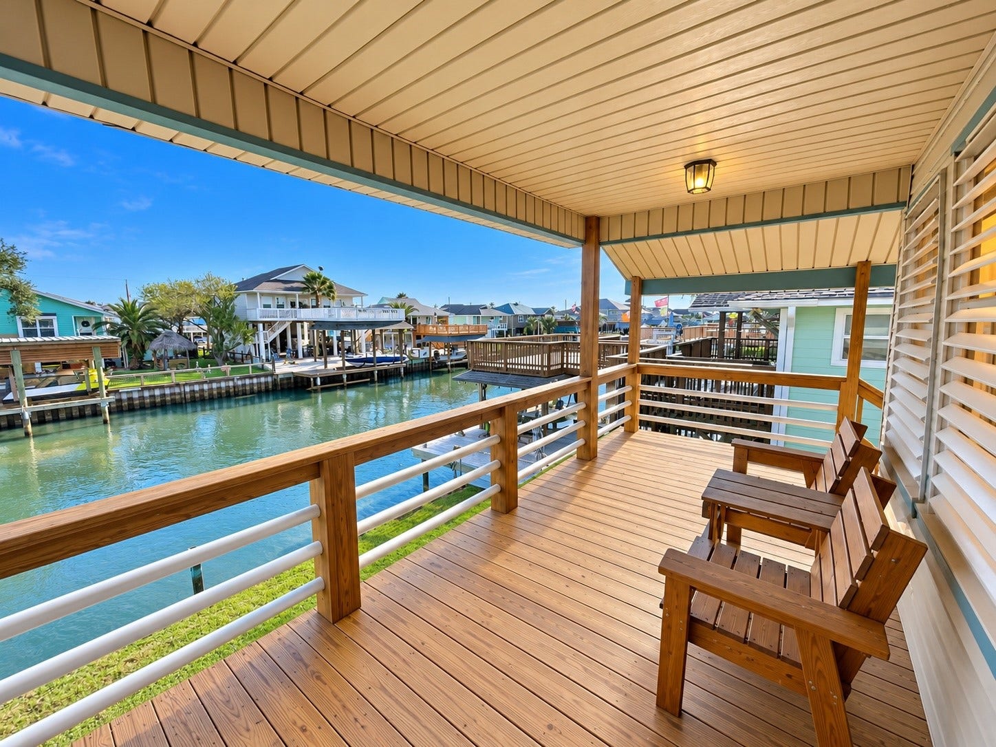 Relaxing waterviews and enjoying an evening sundowner.