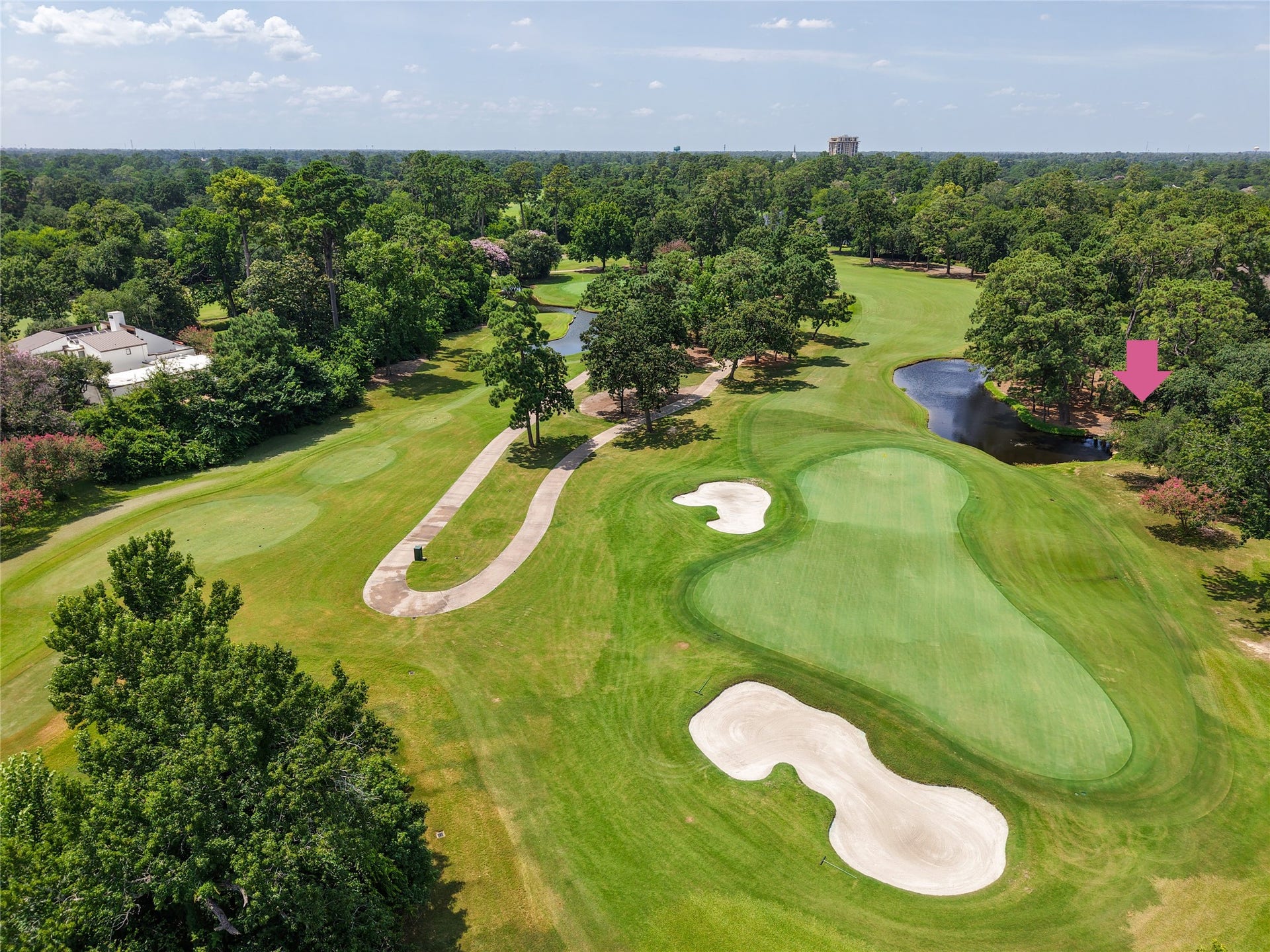 5911 Masters Drive, Houston, TX 77069 Enjoy stunning views of the green, fairway, and lake just steps from your new home on the prestigious Cypress Course at Champions Golf Club. Experience the beauty, convenience, and exceptional lifestyle that golf course living has to offer.