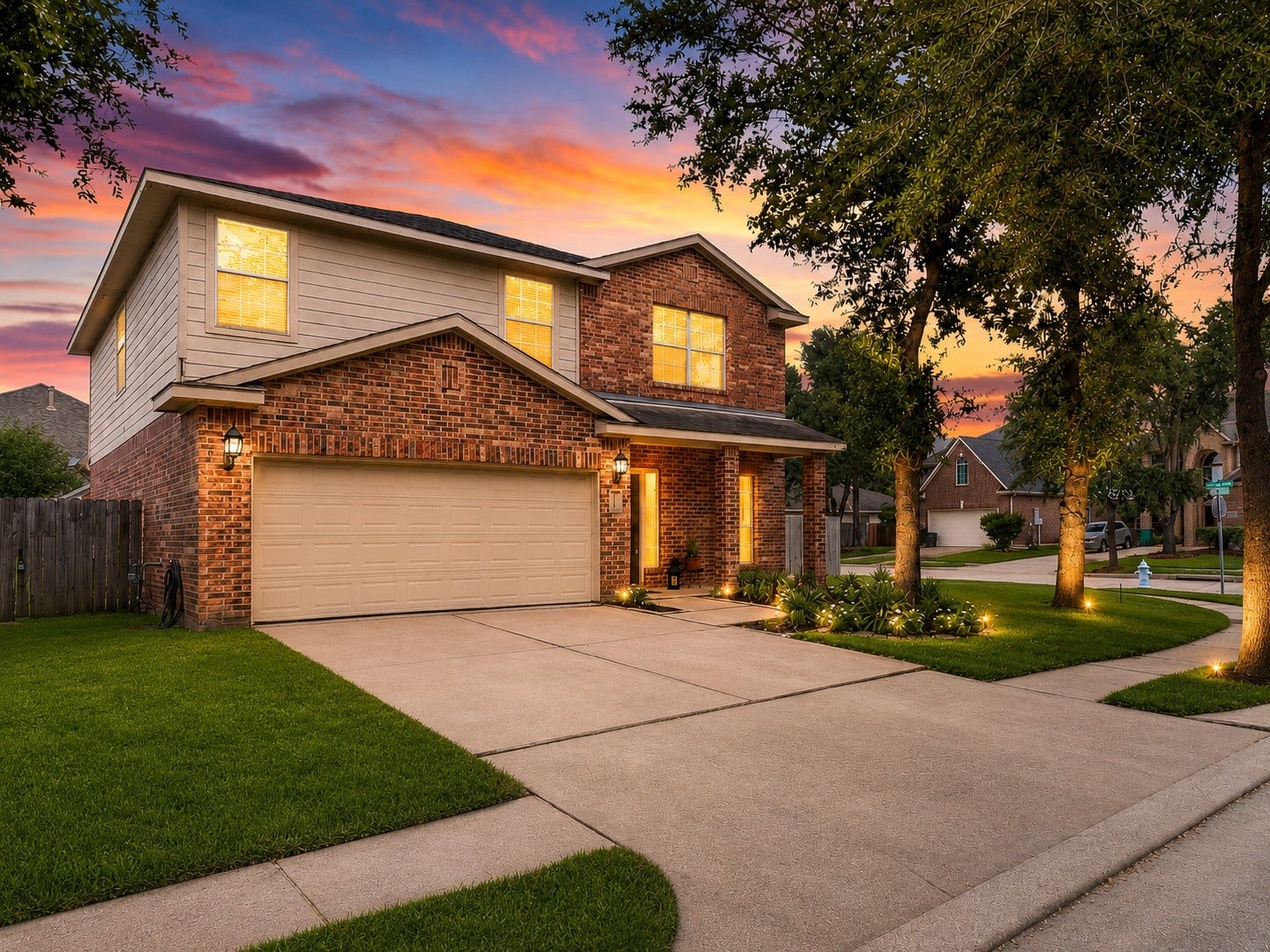 CORNER LOT, beautiful front elevation!