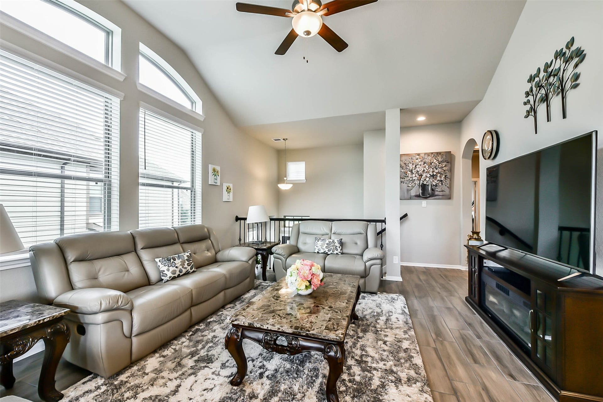Townhome is ready to lease and is not furnished.