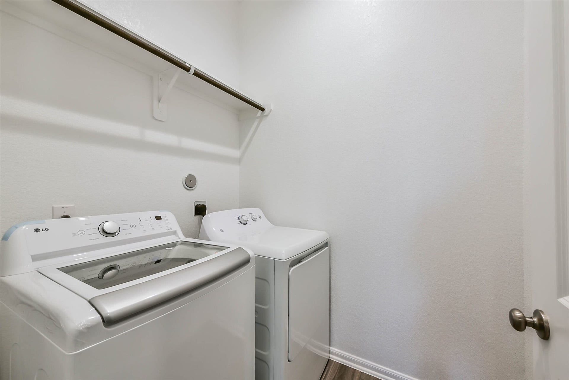 Washer and dryer are included.