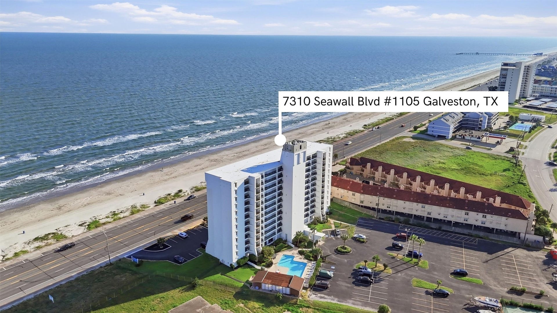 7310 Seawall Boulevard, #1105, Galveston, TX 77551 Oceanfront living at its finest in Galveston, TX. Enjoy stunning beach views and convenient access to coastal amenities.