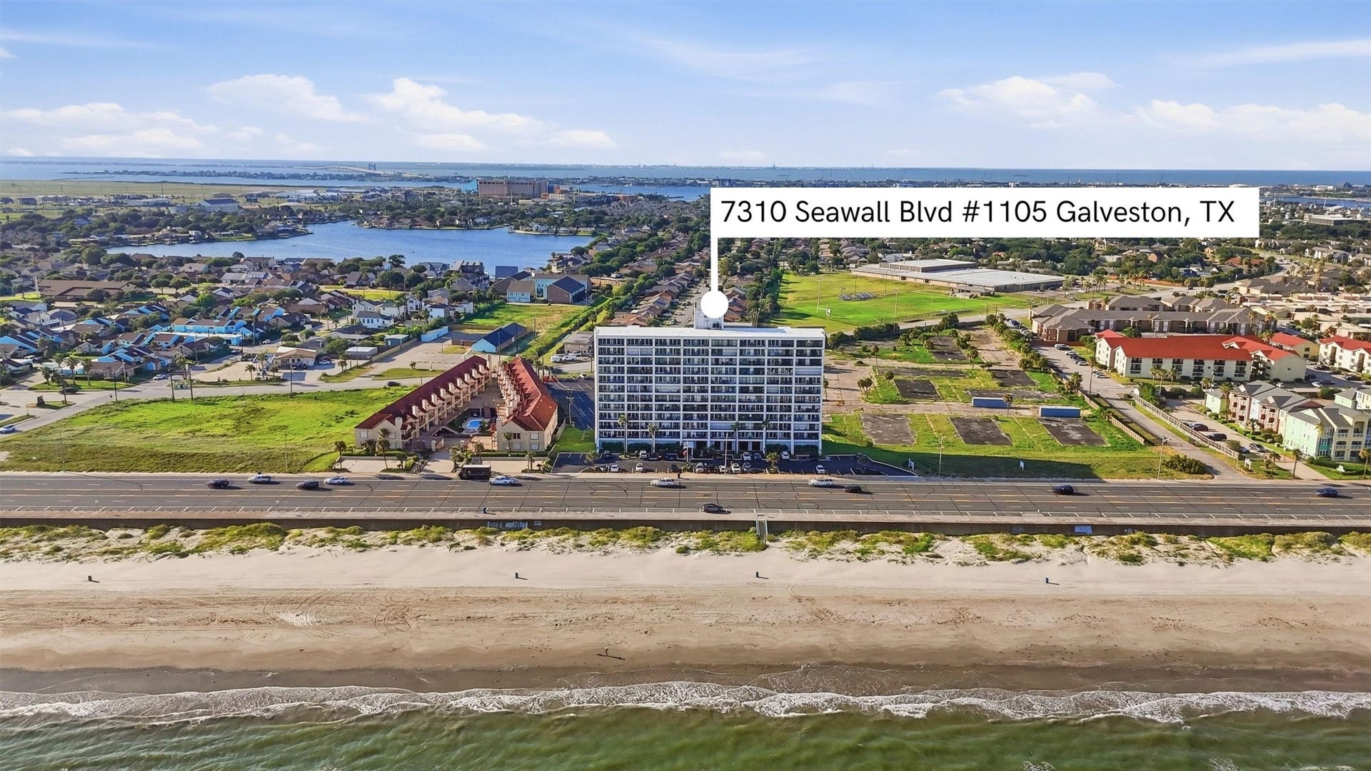 7310 Seawall Boulevard, #1105, Galveston, TX 77551 Prime beachfront location with stunning ocean views at 7310 Seawall Blvd, Galveston, TX. Enjoy easy access to the beach and nearby amenities, perfect for coastal living.