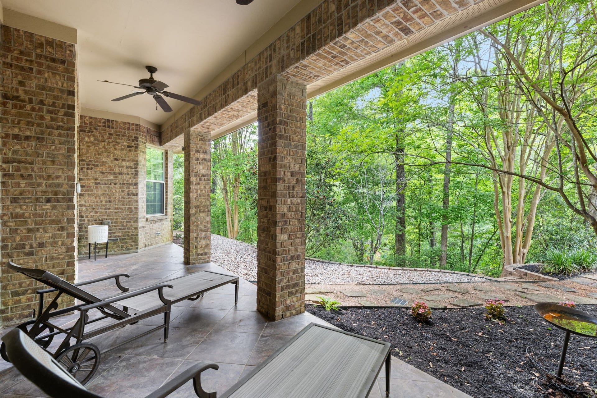 7421 Enchanted Stream Drive, Conroe, TX 77304 Expansive private views off your patio off of the owners suite to take in those amazing Houston skies.