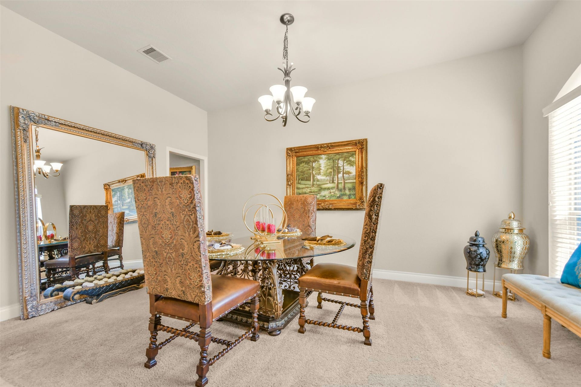 3011 Sunrise Run Lane, Pearland, TX 77584 Formal dining is to the right as you enter