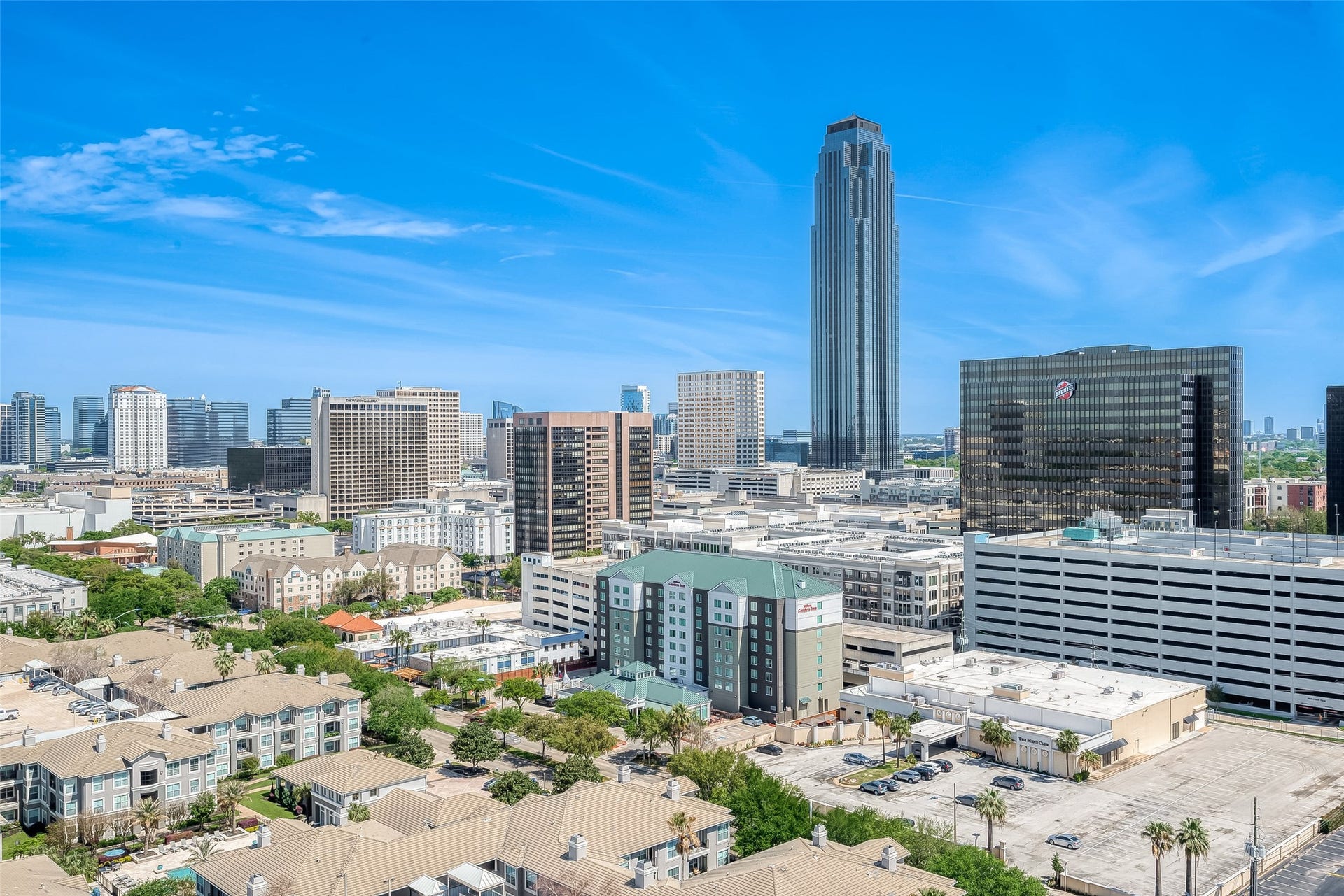 3388 Sage Road, #1601, Houston, TX 77056 Enjoy the view of the Galleria Area during the day and also at night.