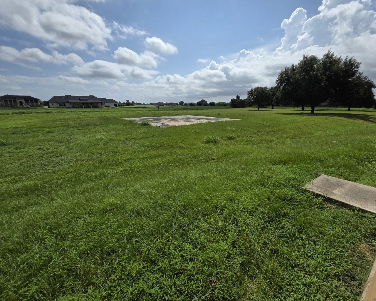 17111 Dewberry Lane, Rosharon, TX 77583 View of the yard in the back.