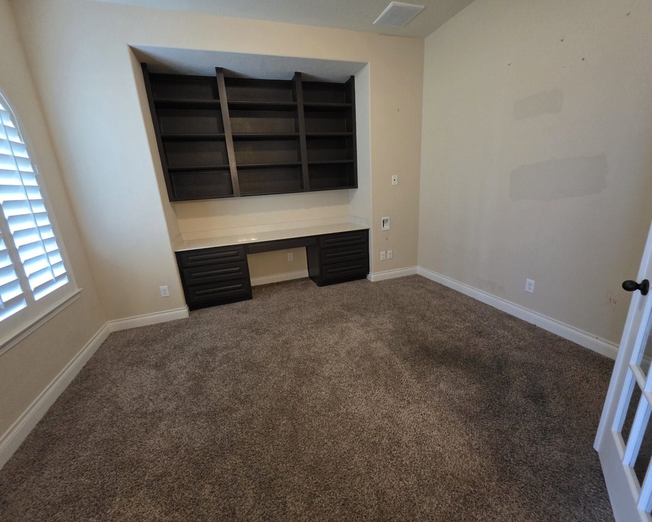 17111 Dewberry Lane, Rosharon, TX 77583 Study with French doors