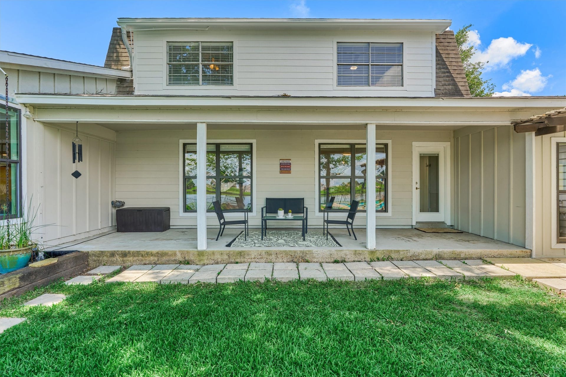 438 Lazy Lane, Montgomery, TX 77356 Offering multiple outdoor places for entertaining