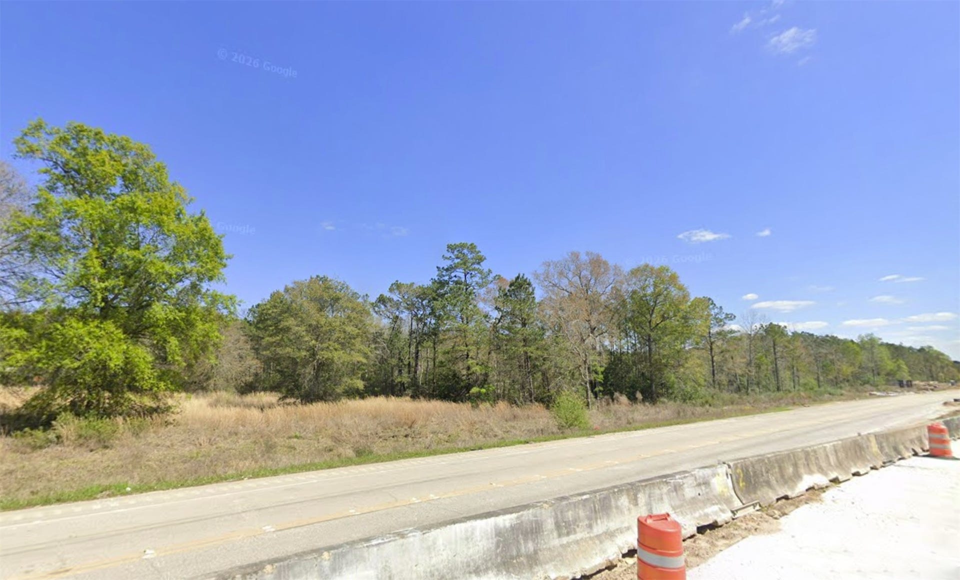 Hwy 105 is in the process of being widened.