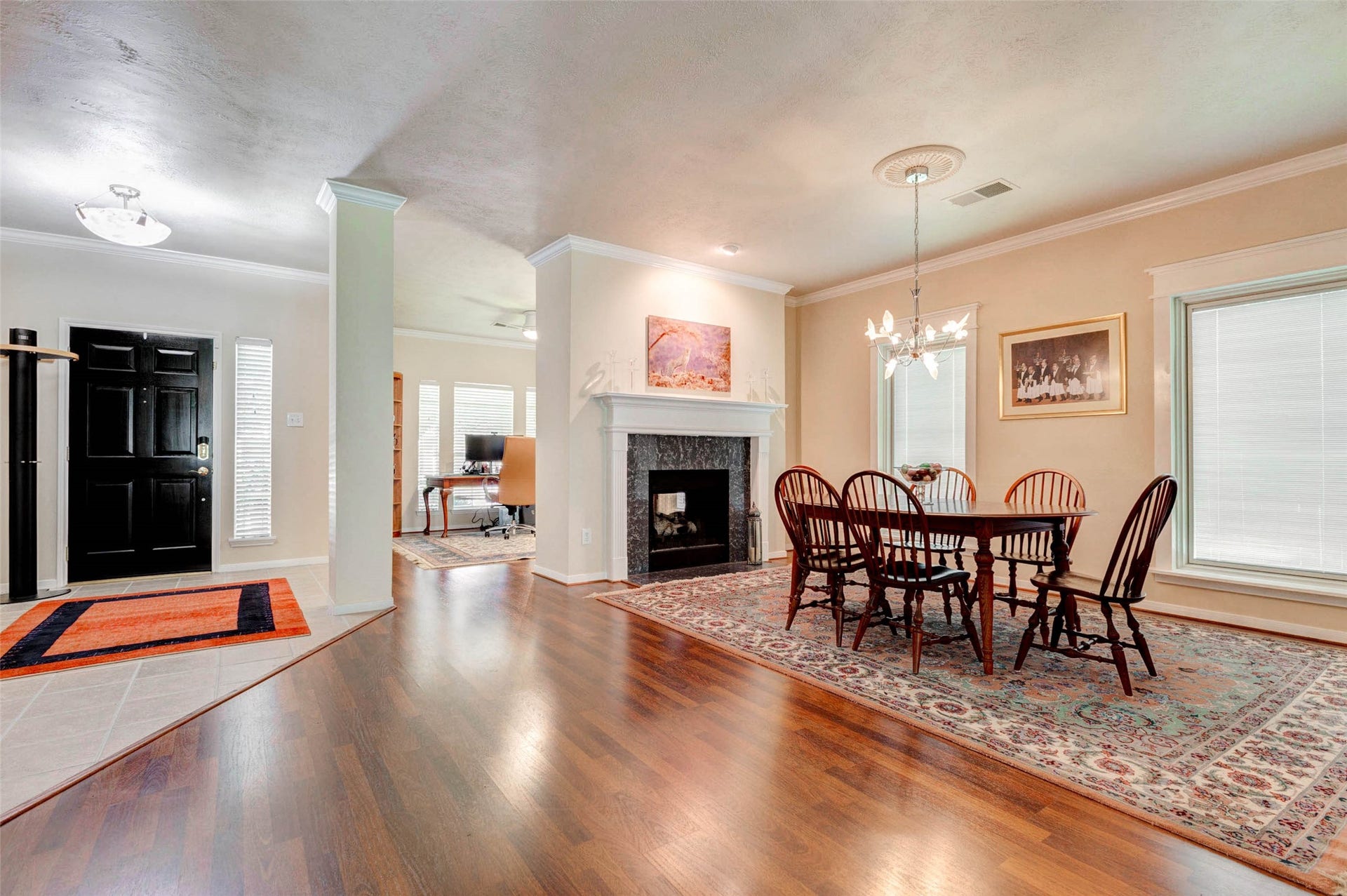 17311 Pikes Peek Court, Tomball, TX 77377 Updated luxury vinyl flooring thoughout the house.