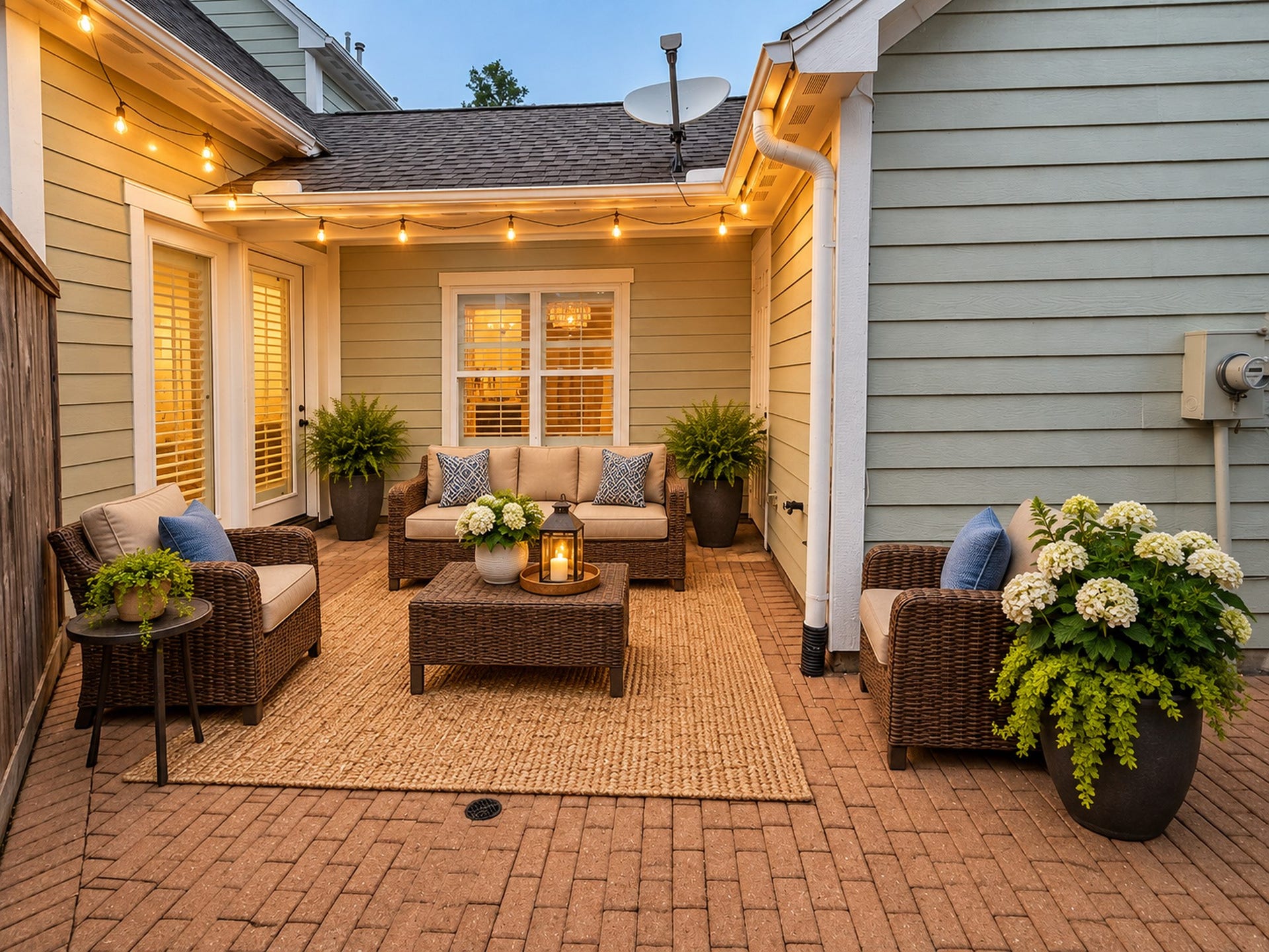 246 Kendrick Pines Boulevard, Spring, TX 77389 Cozy outdoor patio - virtually staged