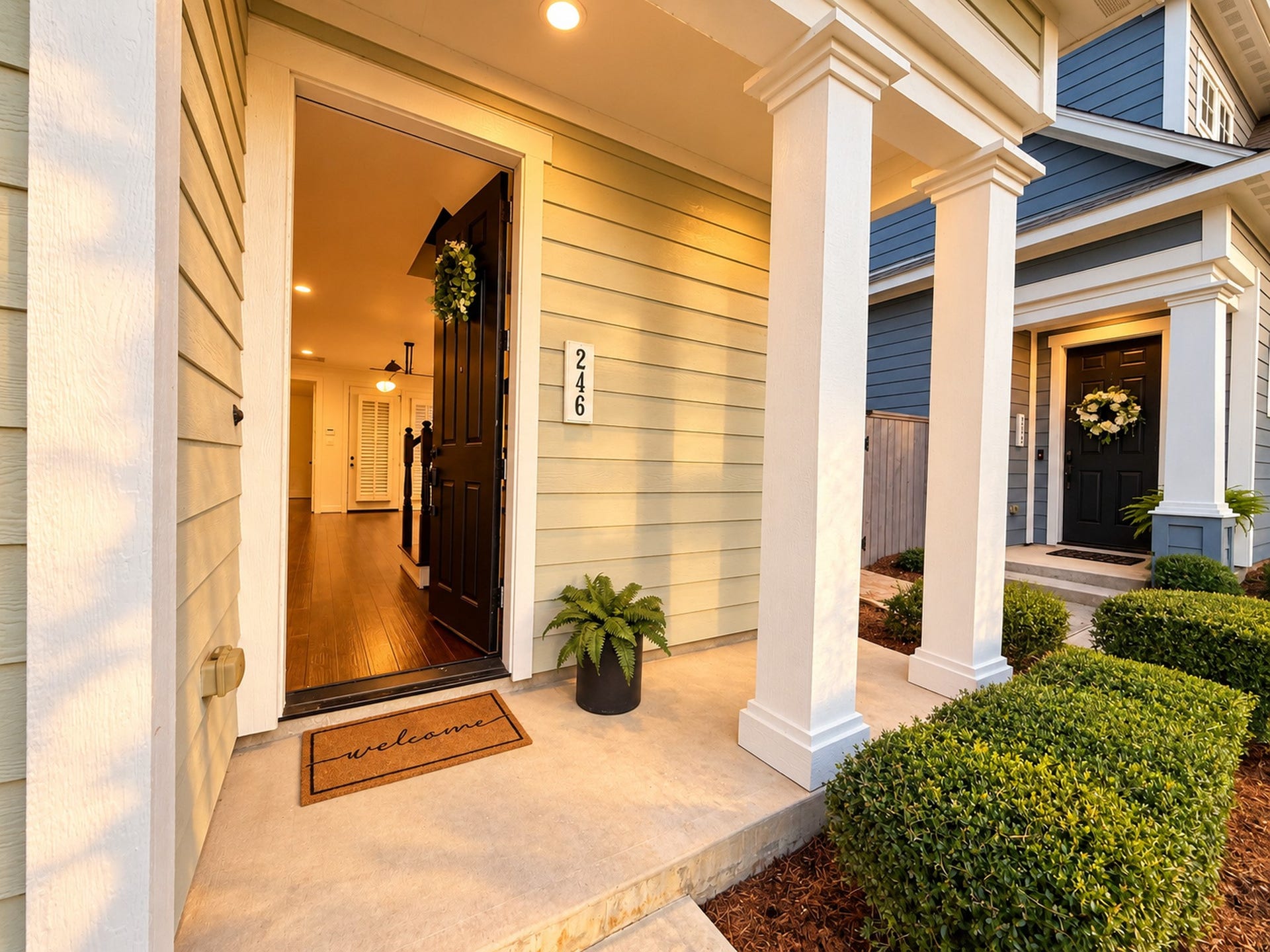 246 Kendrick Pines Boulevard, Spring, TX 77389 Relax on the covered front porch