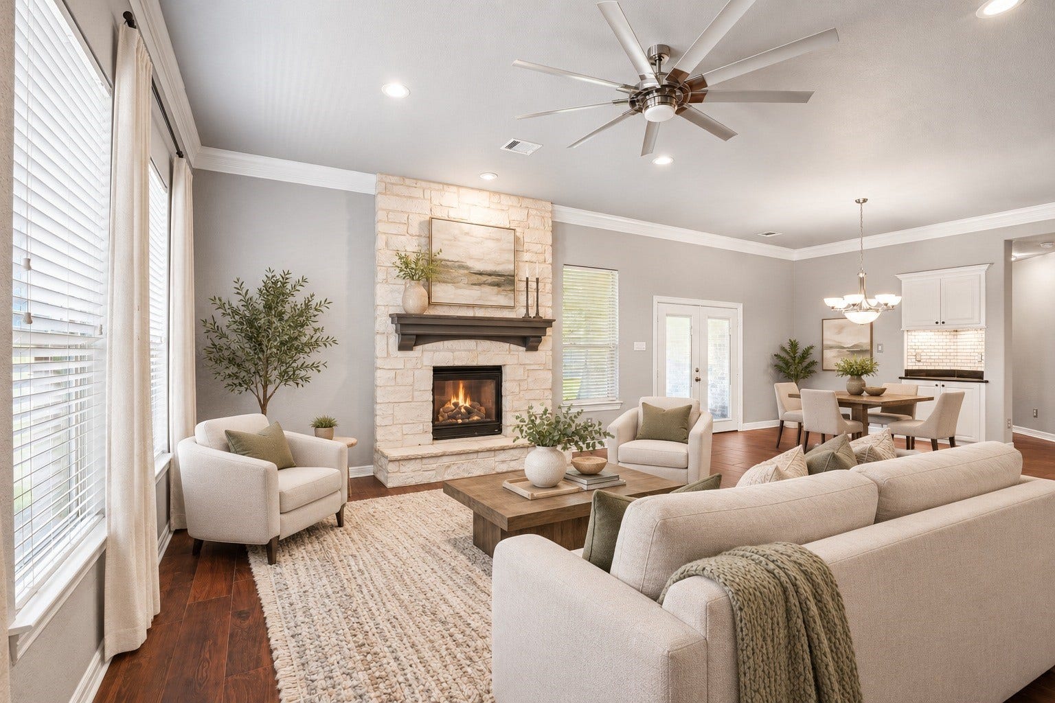 405 Old Orchard Drive, Dickinson, TX 77539 Virtually Staged.