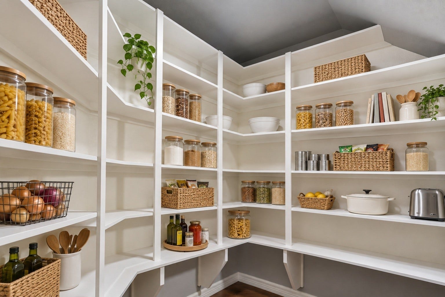 405 Old Orchard Drive, Dickinson, TX 77539 Virtually Staged. A spacious walk-in pantry