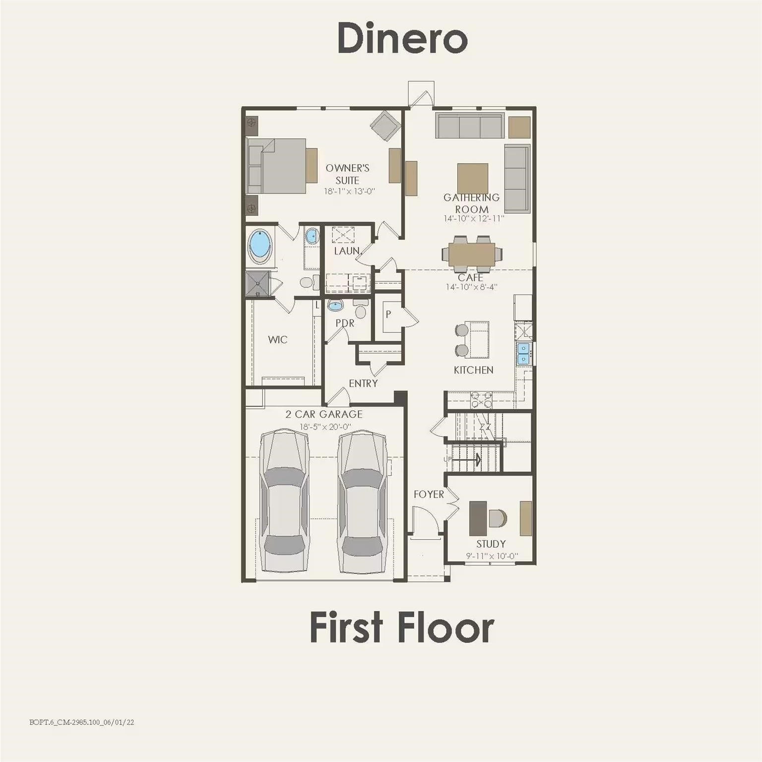 30526 Aberlour Lane, Waller, TX 77484 1st Floor plan