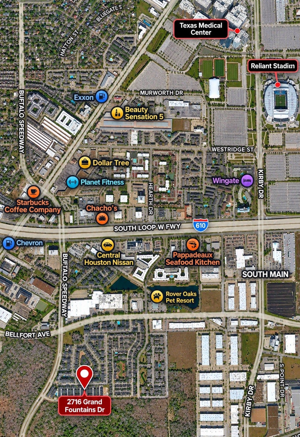 2716 Grand Fountains Drive, #H, Houston, TX 77054 2716 Grand Fountains Drive, #H, Houston, TX 77054