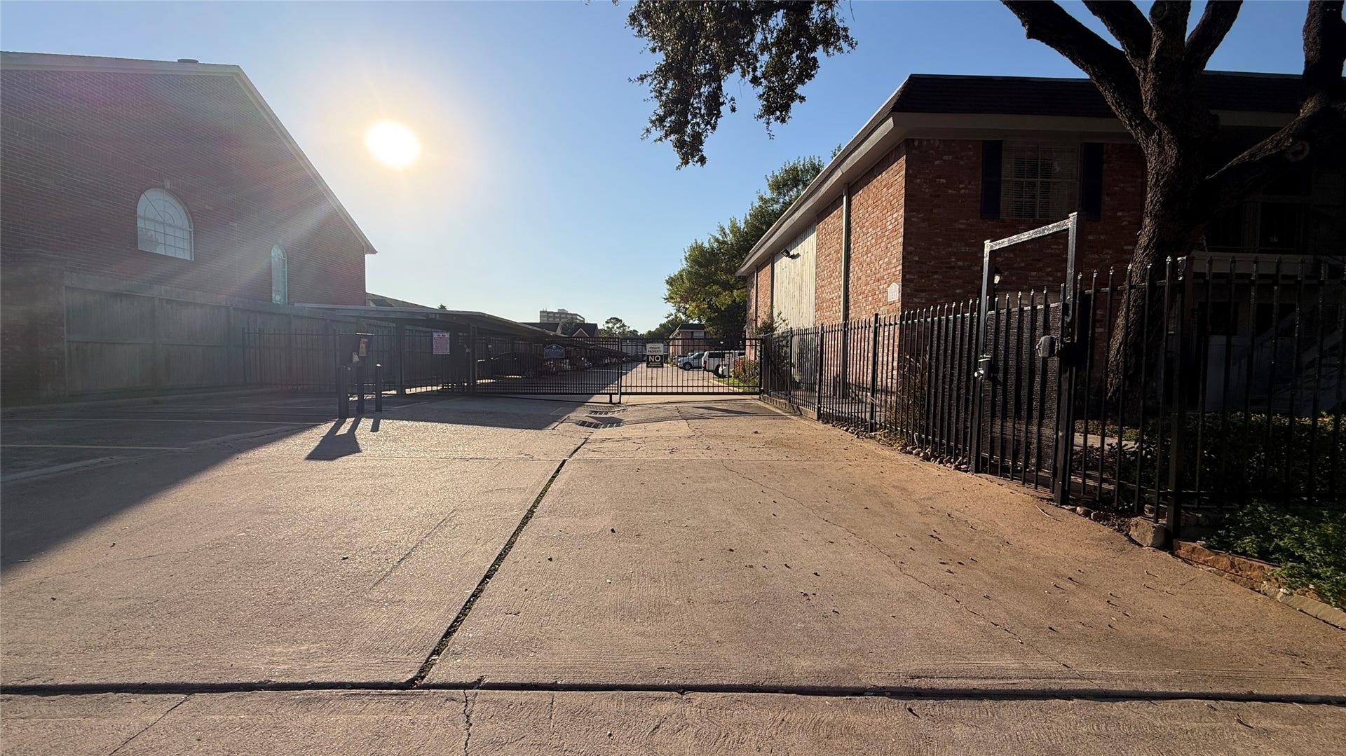 2250 Bering Drive, #40, Houston, TX 77057 Controlled-access vehicle entrance provides an additional layer of convenience for residents.