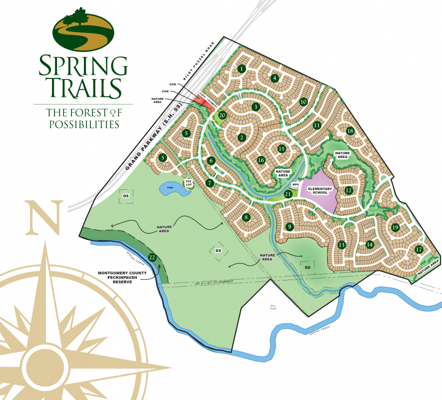 2335 Morgan Ridge Lane, Spring, TX 77386 2335 Morgan Ridge Ln - Subdivision Map