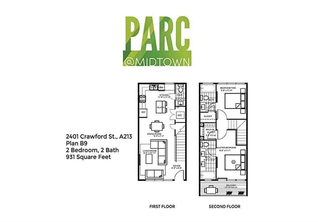 2401 Crawford Street, #A-213, Houston, TX 77004 Floorplan