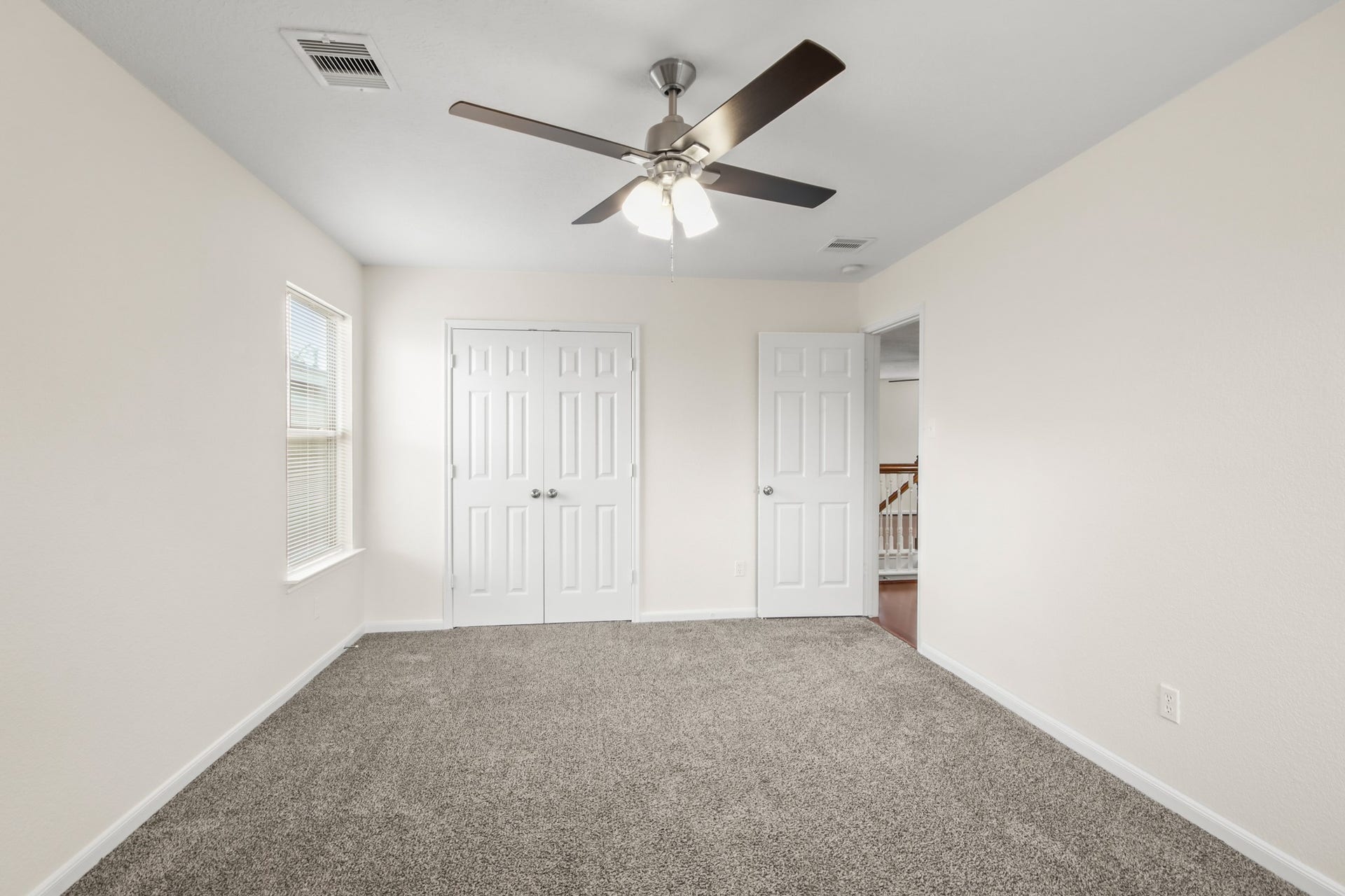 255 Silky Leaf Drive, Houston, TX 77073 The space includes a double-door closet, offering both functionality and everyday convenience.