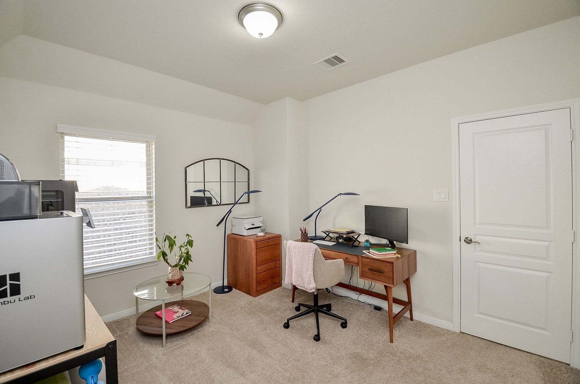 28503 Pleasant Forest Drive, Katy, TX 77494 Another secondary bedroom currently used as a home office, ideal for work or hobbies.