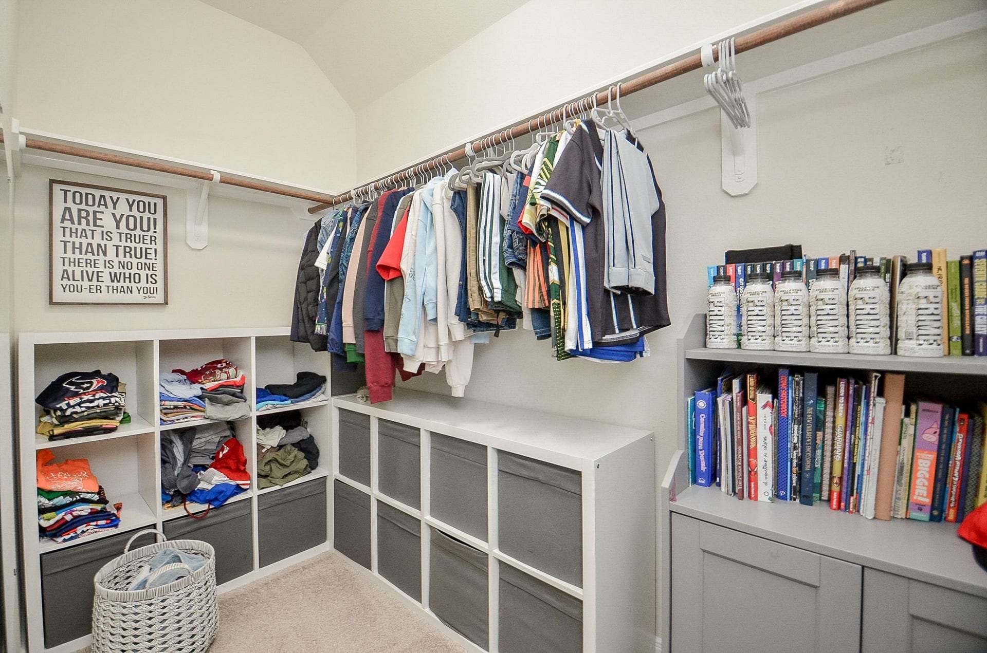 28503 Pleasant Forest Drive, Katy, TX 77494 Generous walk-in closet with plenty of shelving and hanging space.