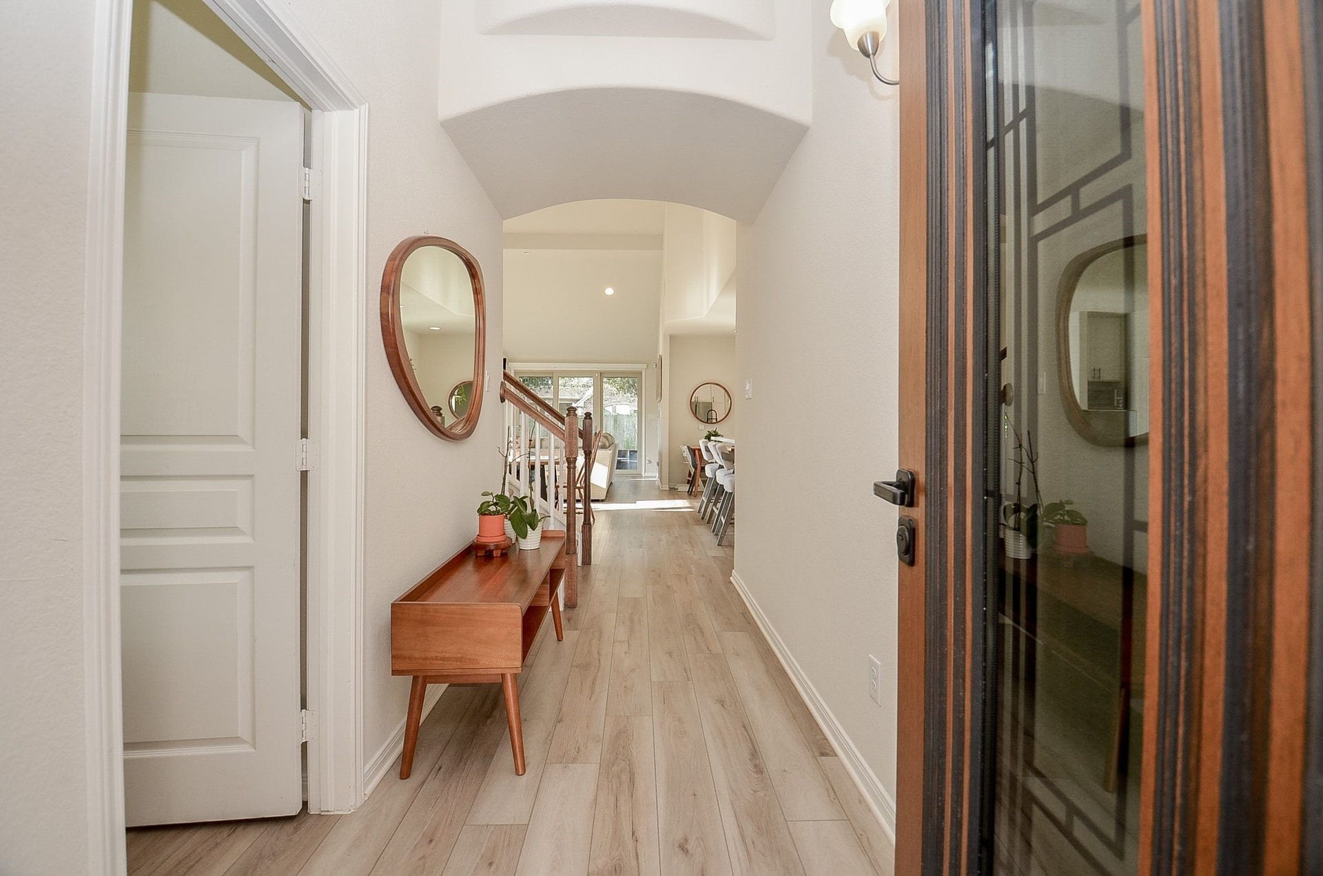 28503 Pleasant Forest Drive, Katy, TX 77494 Welcoming foyer with recently updated flooring.