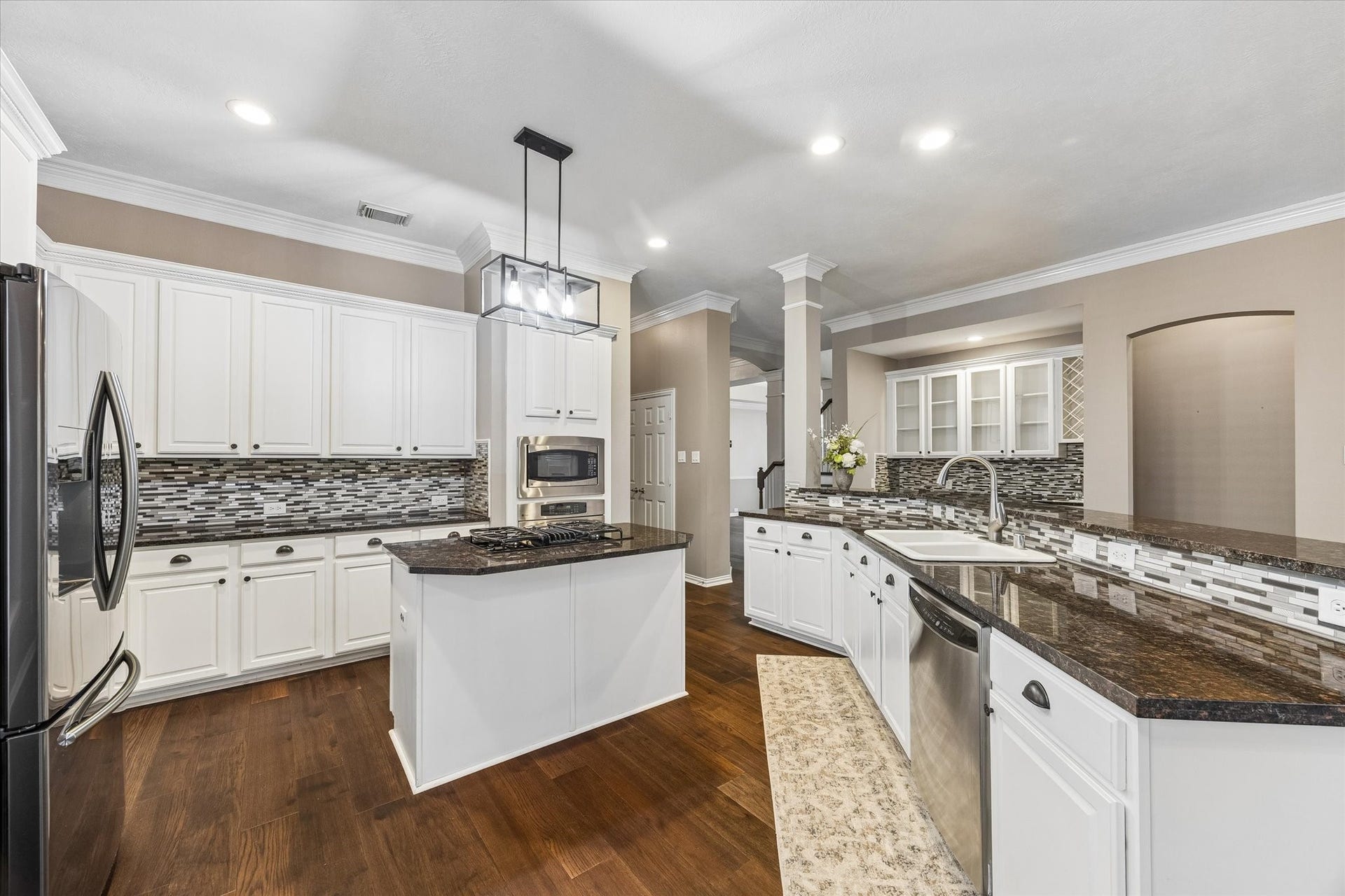 106 W Arbor Camp Circle, Spring, TX 77389 SS appliances in kitchen- make sure to see the two pantries in the next pictures