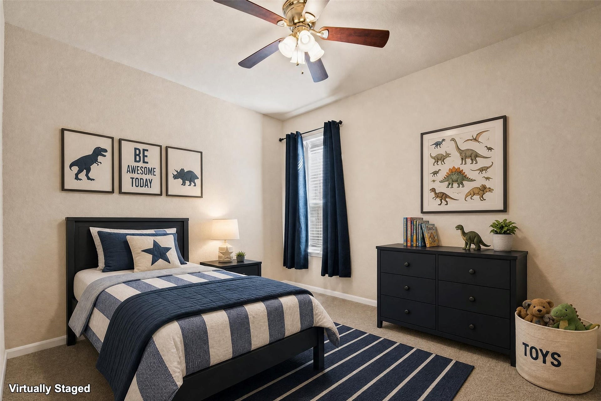 Bedroom 4- virtually staged.