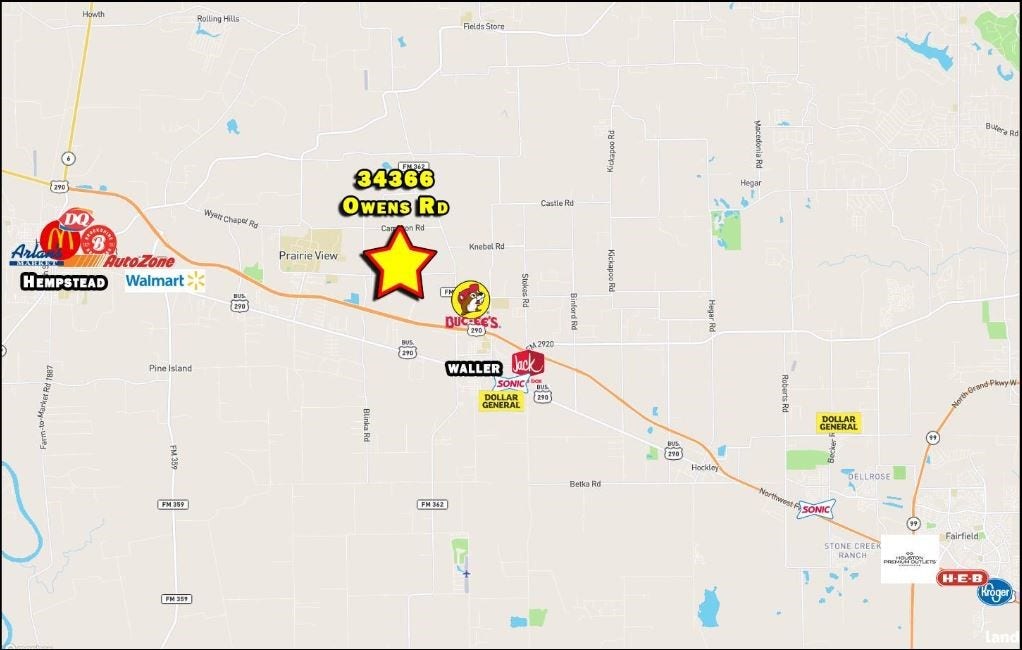 34366 Owens Road, Hempstead, TX 77445 34366 Owens Road, Hempstead, TX 77445